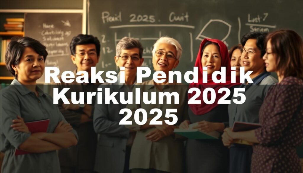 Reaksi Pendidik Kurikulum 2025