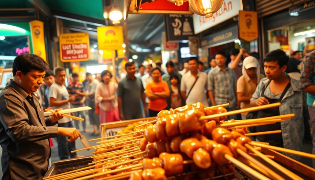 Sate sebagai makanan jalanan terfavorit