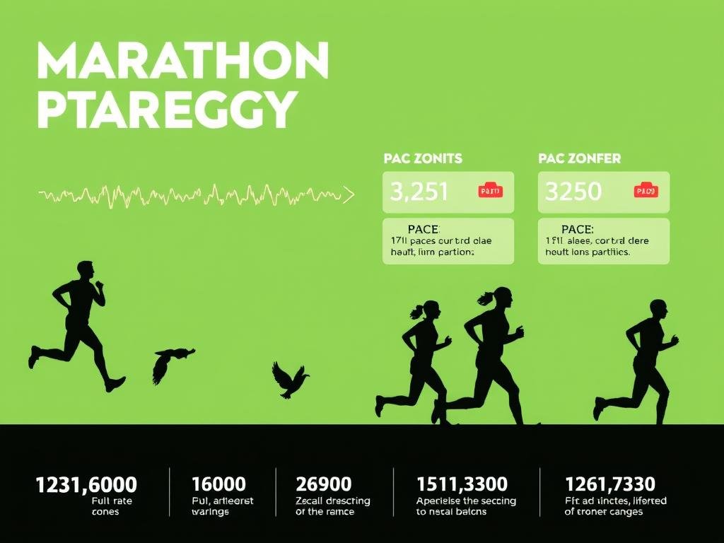 Grafik pacing untuk latihan endurance pelari maraton Grafik pacing untuk latihan endurance pelari maraton