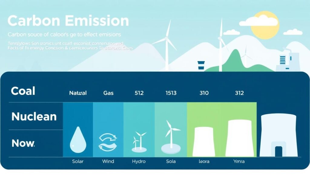 Perbandingan emisi karbon berbagai sumber energi termasuk nuklir dalam Politik Energi Nuklir Perbandingan emisi karbon berbagai sumber energi termasuk nuklir dalam Politik Energi Nuklir
